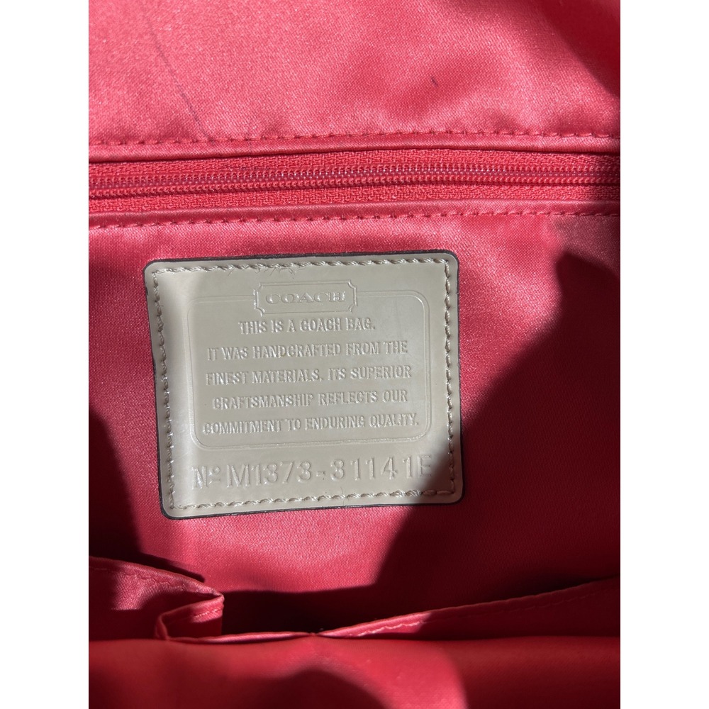 Coach Poppy Multi Color Graffiti Signature Canvas Tote Bag - Picture 6 of 10
